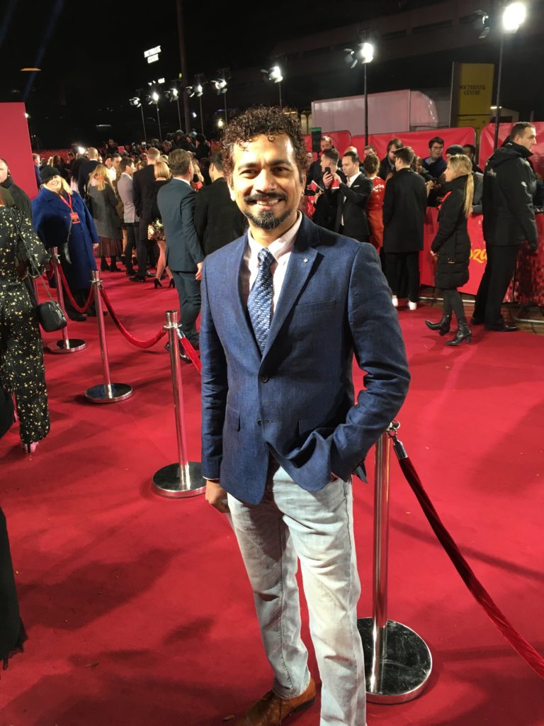 Anand Natrajan of Amobee on the red carpet