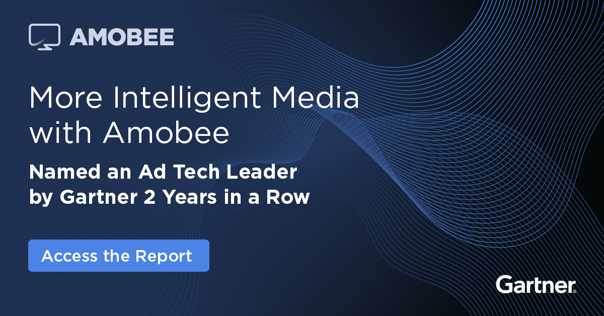 Amobee named an Ad Tech Leader 2 years in a row by Gartner